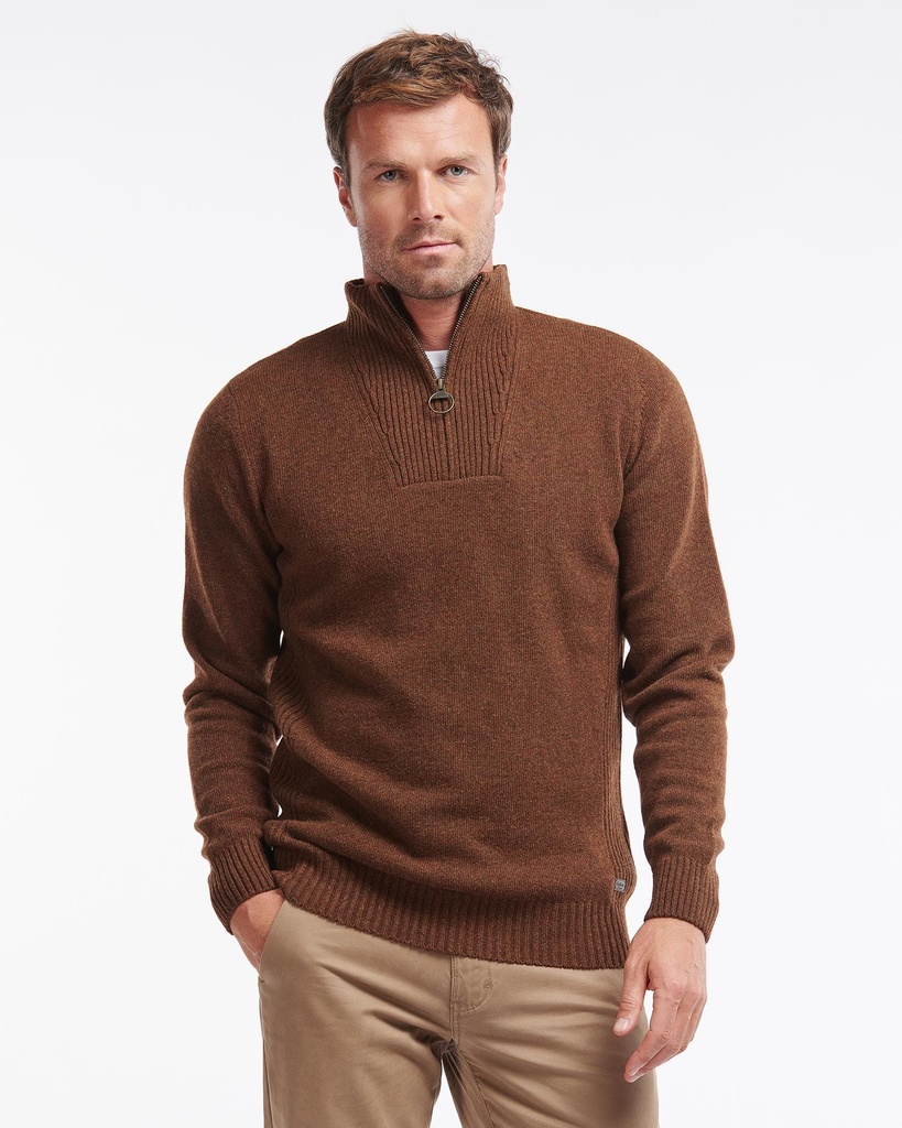Men's barbour nelson half zip sweater on sale